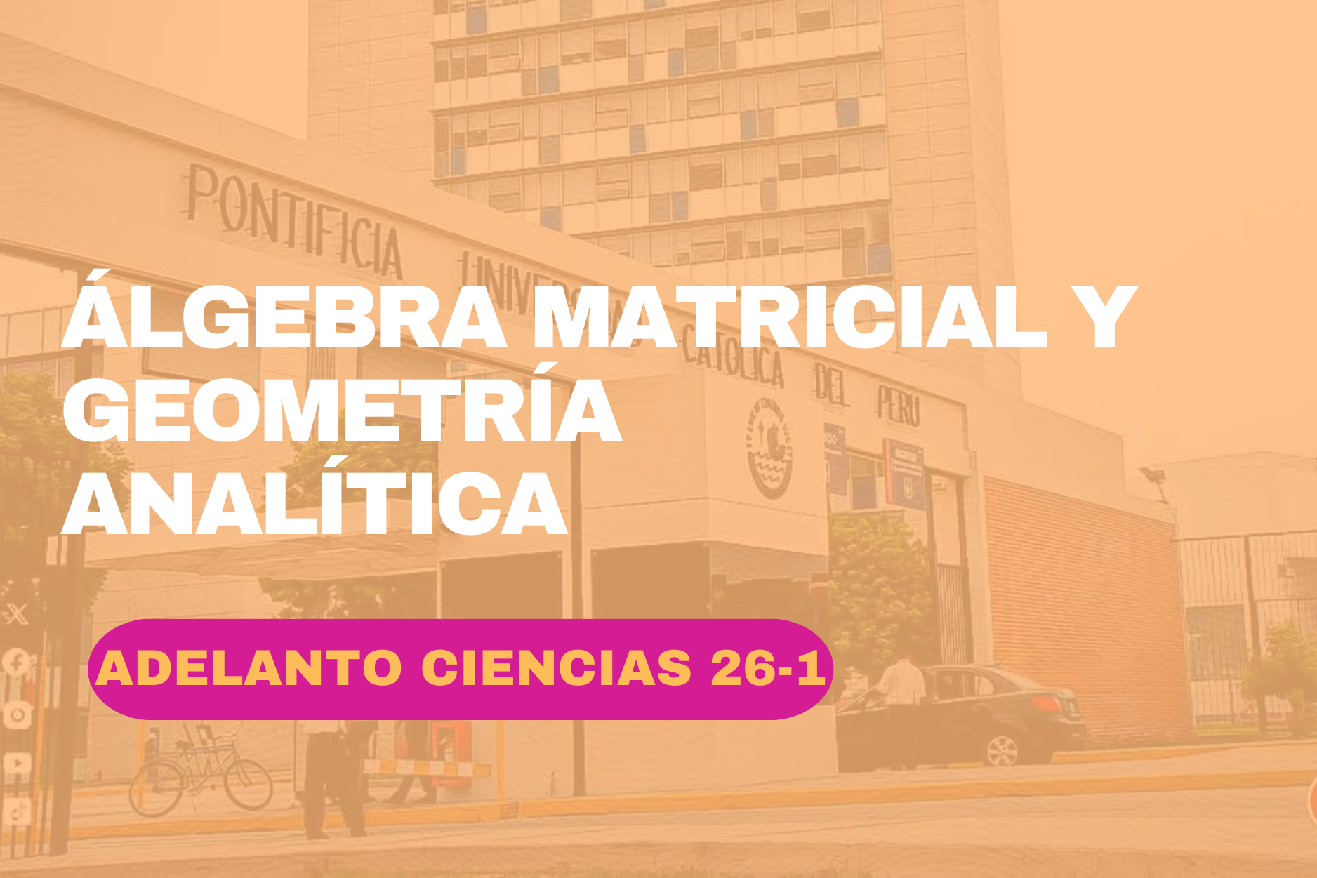ÁLGEBRA MATRICIAL Y GEOMETRÍA ANALÍTICA